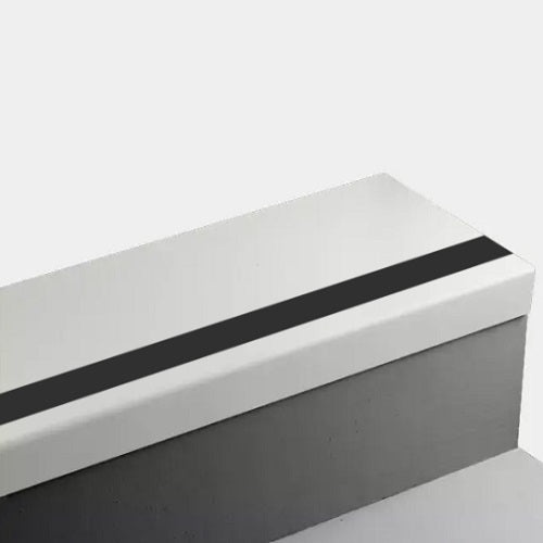 Johnsonite Snowbound Hammered Rubber Stair Tread