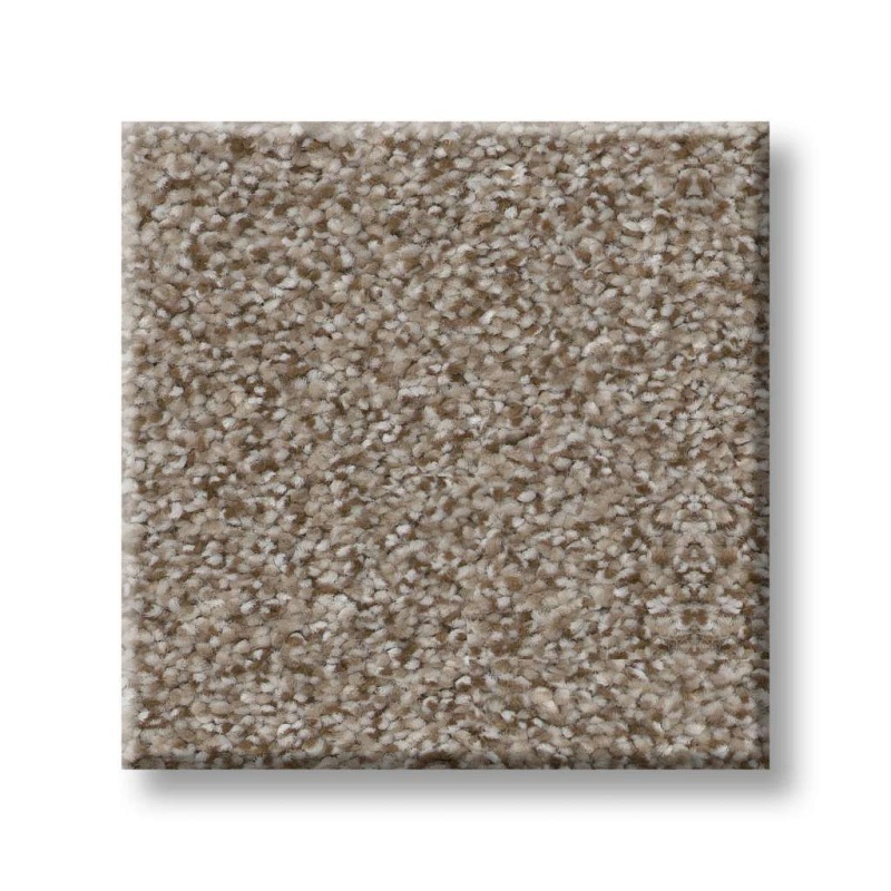 Simply The Best Values Trusplendor Timeless Tan Polyester Carpet - Textured