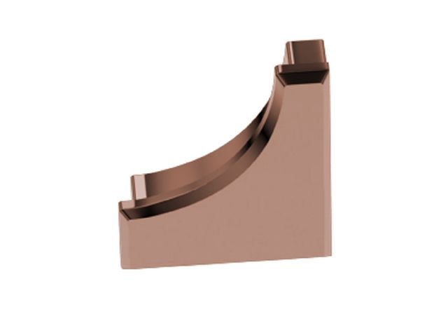 Dilex AHK End Cap Metal Tile Edging Trim