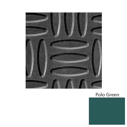 Flextones Polo Green Wv Weave Rubber Distinct Designs Tile - Textured - 18" X 18"