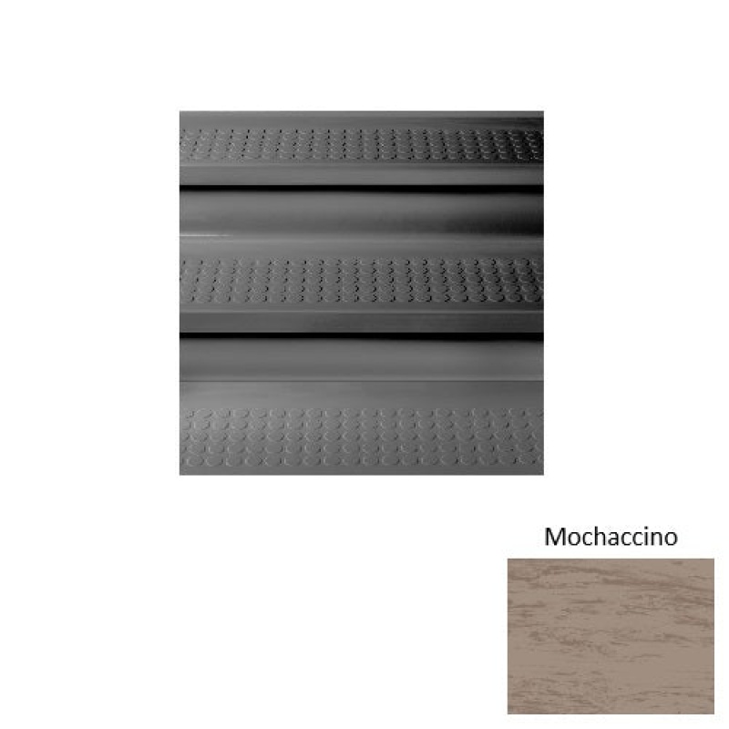 Roppe Marbleized Mochaccino Stair Tread with Riser