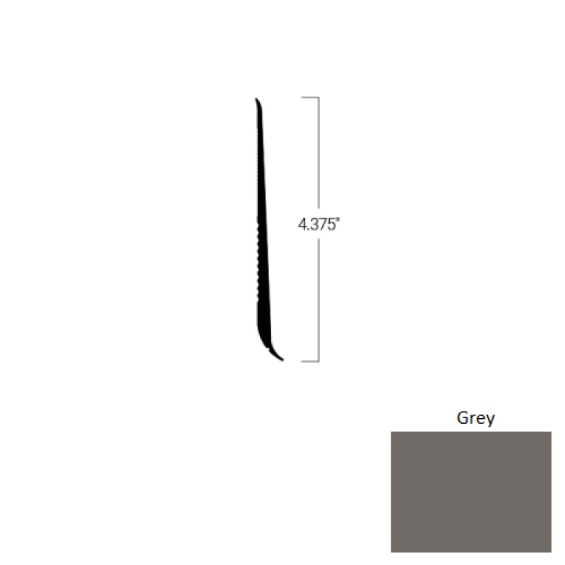 Johnsonite Grey Rubber Tightlock Resilient Rubber Base
