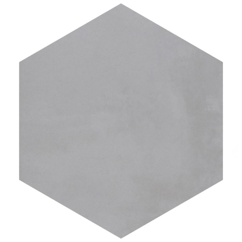 Industrial White Porcelain Hexagon Tile