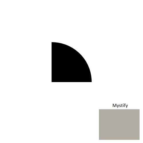 Johnsonite Mystify Rubber Millwork Quarter Round Trim