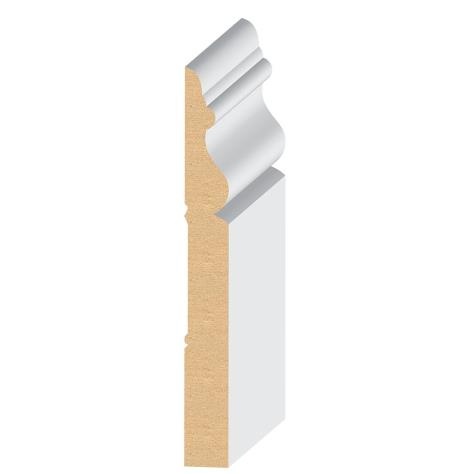 Newport MDF Floor Trim 9/16" x 5" Base Primed