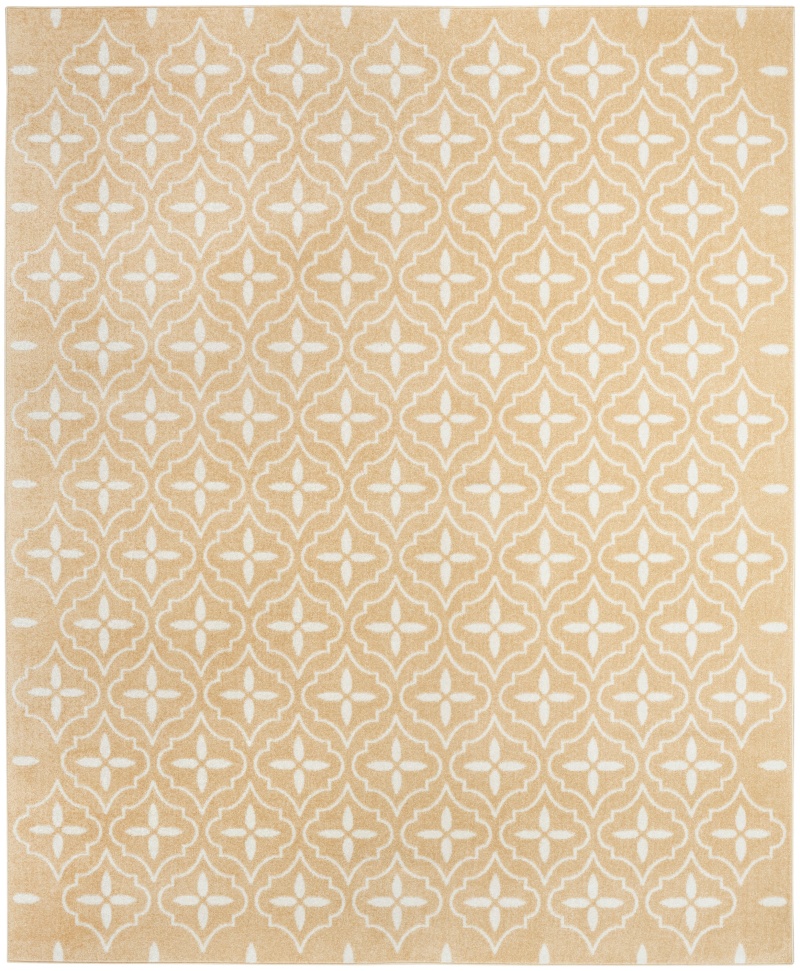 Nourison Essentials Beige Ivory Area Rug 6 Ft x 9 Ft