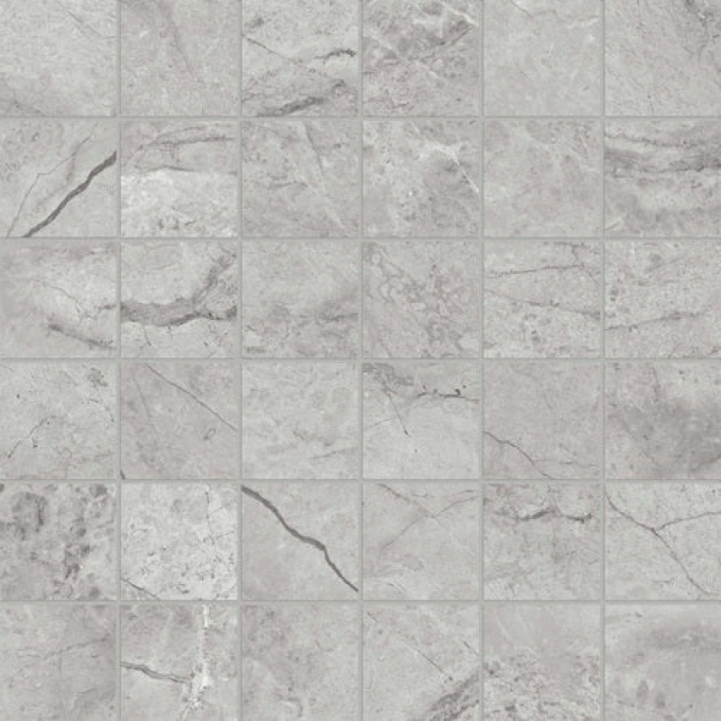 La Marca Paradiso Argento Porcelain Mosaic - 2" X 2" - Honed