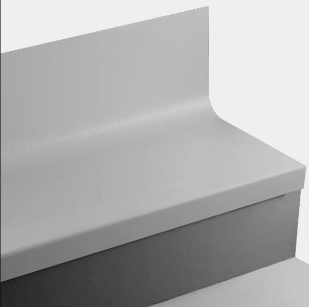 Johnsonite Colonial Grey Hammered Rubber Stair Tread