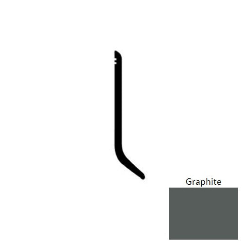 Graphite Vinyl Wall Base 6" x 120 Ft x .080" Cove