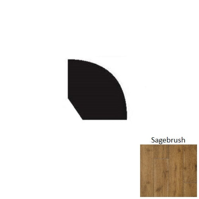 Taverne Sagebrush Hardwood Moulding / Trim - 3/4" X 90" Quarter Round - Wire Brushed