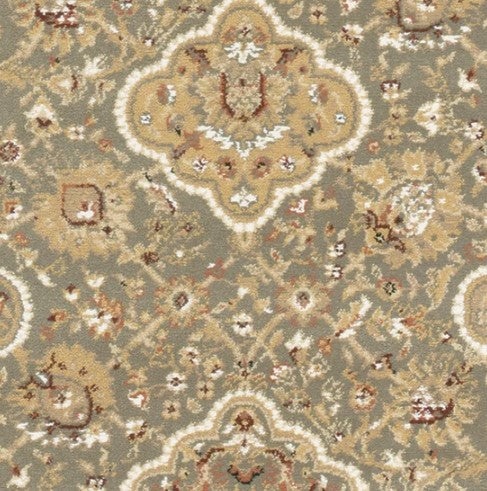 Luminous Capella Jade Polypropylene & Viscose Carpet - Pattern