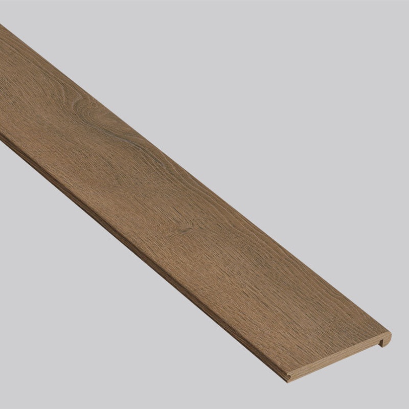 Everlife Lvt Shorecliffs Roghan Luxury Vinyl Moulding / Trim - 4.53’’ X 94’’ Flush Stair Nose - Low Gloss