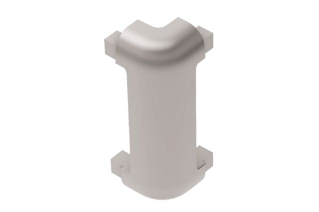 Rondec Ct 90 Degree Outside Corner Metal Tile Edging Trim - Satin Anodized Aluminum