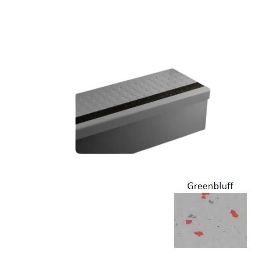 Johnsonite Greenbluff Raised Round Rubber Stair Tread