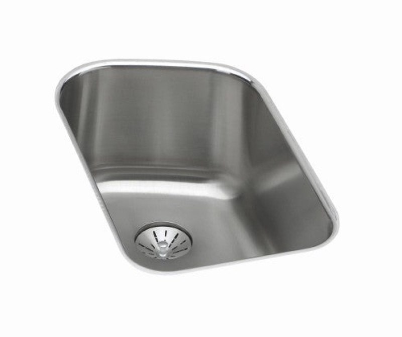 Eluh11189pd Lustertone Classic Stainless Steel Undermount Single Bowl Kitchen Sink - 13 1/2" 20 7/16" X 9" - Stainless Steel