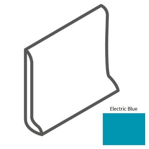 Color Wheel Classic Electric Blue Ceramic Wall Trim