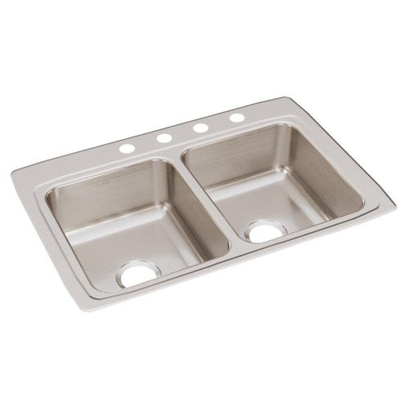 Lustertone Classic Stainless Steel Double Bowl Kitchen Sink