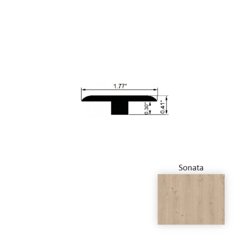 Crescendo Sonata Textured T Molding