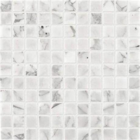 Venetian Calacatta Marble Mosaic - 1" X 1" - Polished
