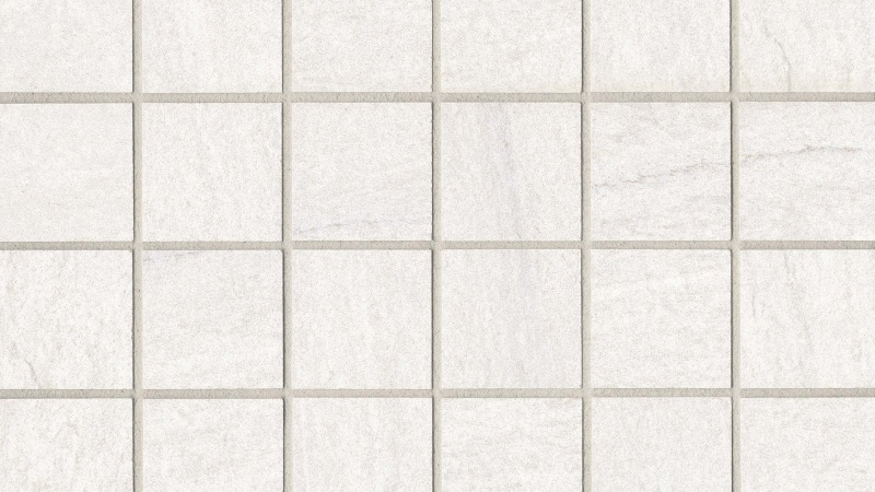 Urban 2.0 Nova White Porcelain Mosaic - 2" X 2" - Honed