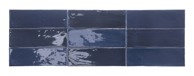 Dune Tabarca Marino Ceramic Tile - Glossy - 3" X 9"