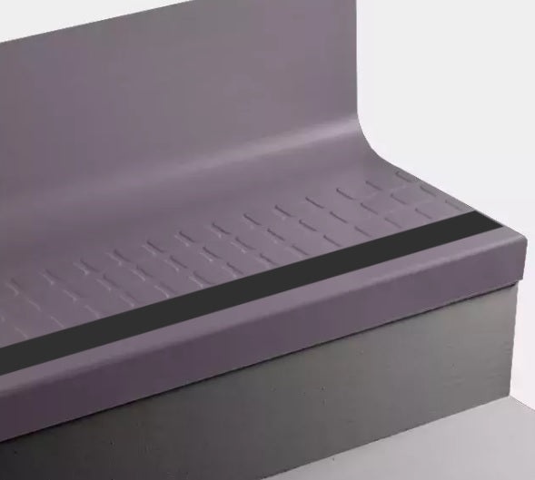 Johnsonite Shoreline Purple Stair Tread with Riser