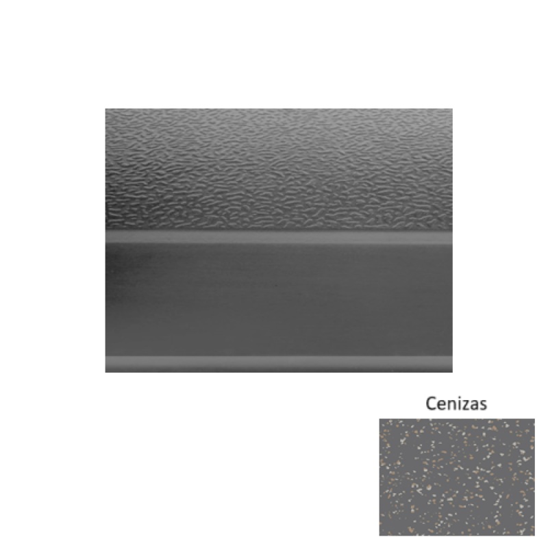 Fiesta 93 Cenizas Textured Rubber Stair Tread