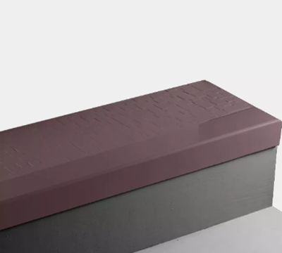 Johnsonite Misted Plum Cubis Rubber Stair Tread Trim