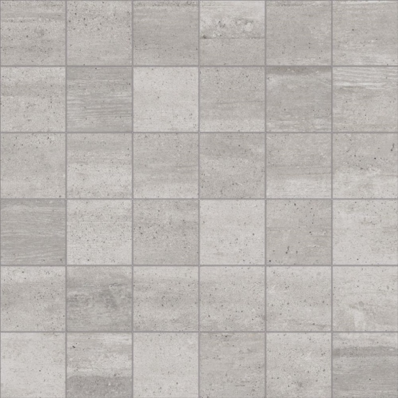Ecocrete Aqua Porcelain Mosaic - 2" X 2" - Honed
