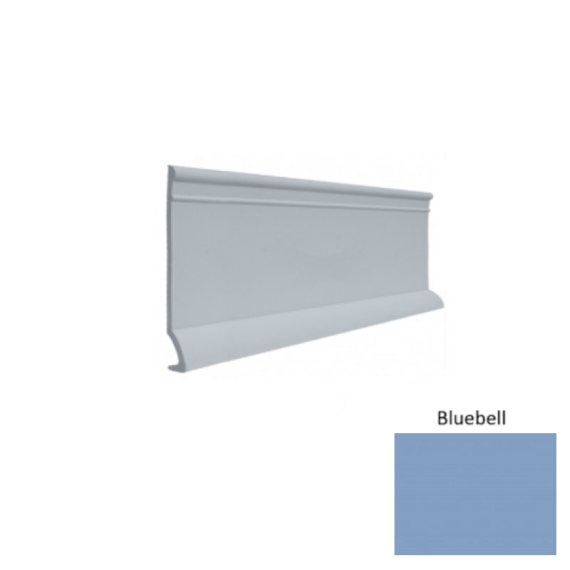 Contours #90 Intrigue Bluebell Rubber Profiled Wall Base - Satin