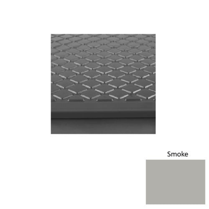 Roppe Solid Smoke Rubber Stair Tread with Kevlar