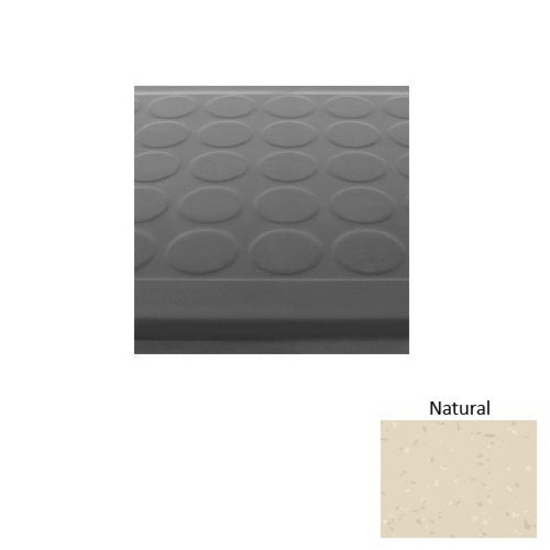 Symmetry 92 Natural Low Profile Rubber Stair Tread
