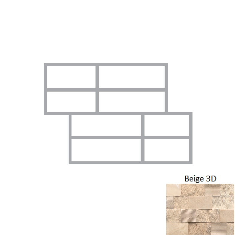 Structure Beige 3D Travertine Ledgestone Corner