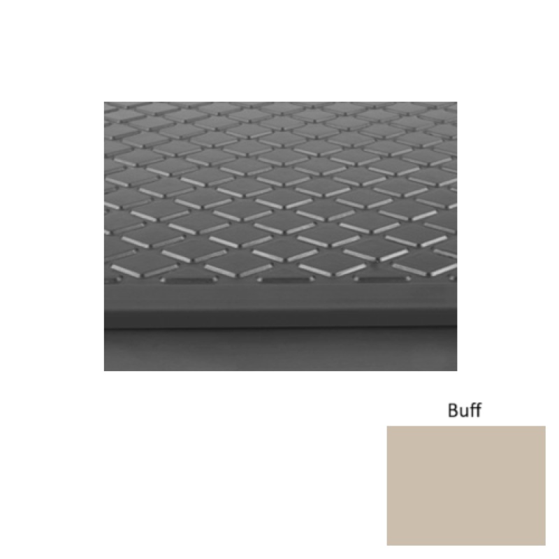 Solid 31 Buff Diamond Rubber (Rd) Stair Tread - Textured