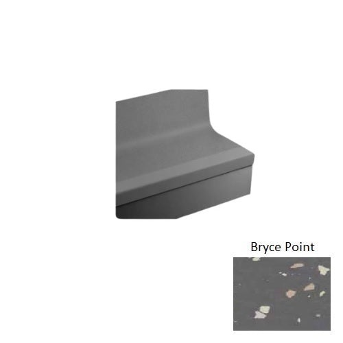 Johnsonite Bryce Point Rice Paper Rubber Stair Tread