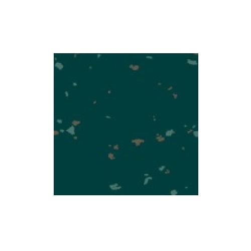 Tuflex Force Polo Green With Vizcaya Palm & Milk Chocolate Rubber Square Tile - Smooth - 27" X 27"