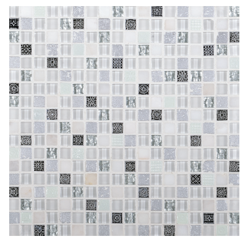 Marvel Opal Stone & Glass Mosaic - 5/8" X 5/8" - Glossy