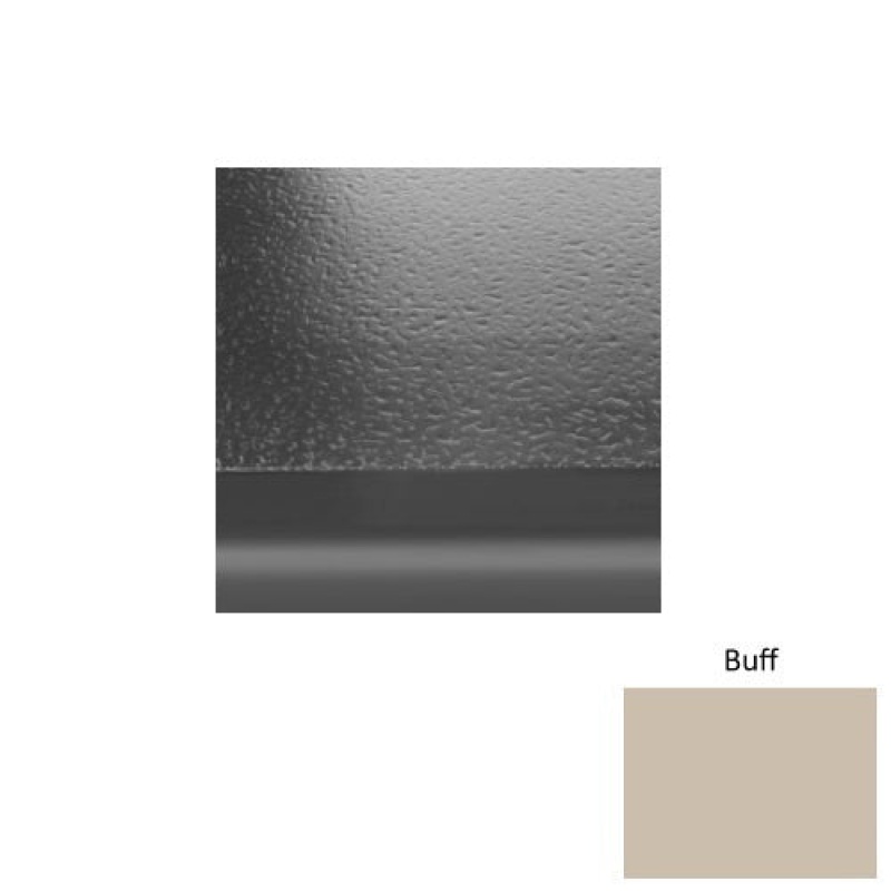 Solid 99 Buff Hammered Rubber (Sq) With Black Abrasive Strip Stair Tread - Hammered