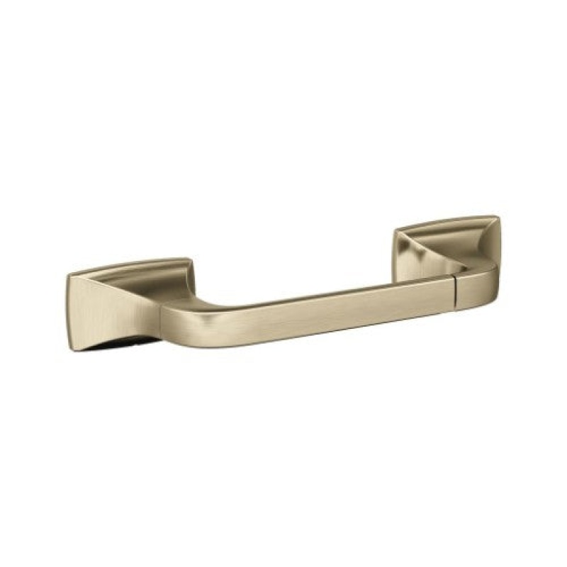 Highland Ridge Zinc Pivoting Double Post Toilet Paper Holder - Golden Champagne - Pivoting Double Post