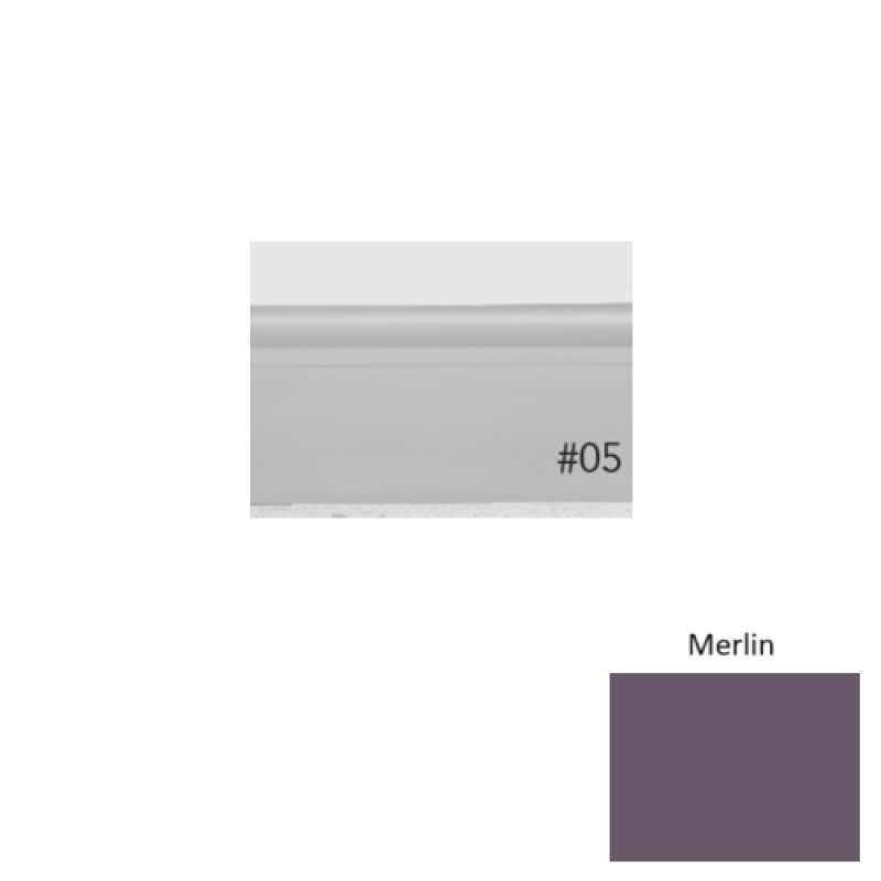 Pinnacle Plus #05 Contrive Merlin Rubber Coil Wall Base - 2 1/2" X 60 Ft