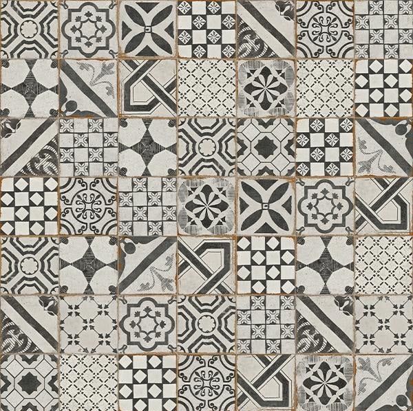 Cotto Del Campiano Mix Deco Porcelain Tile - Matte - 8" X 8"