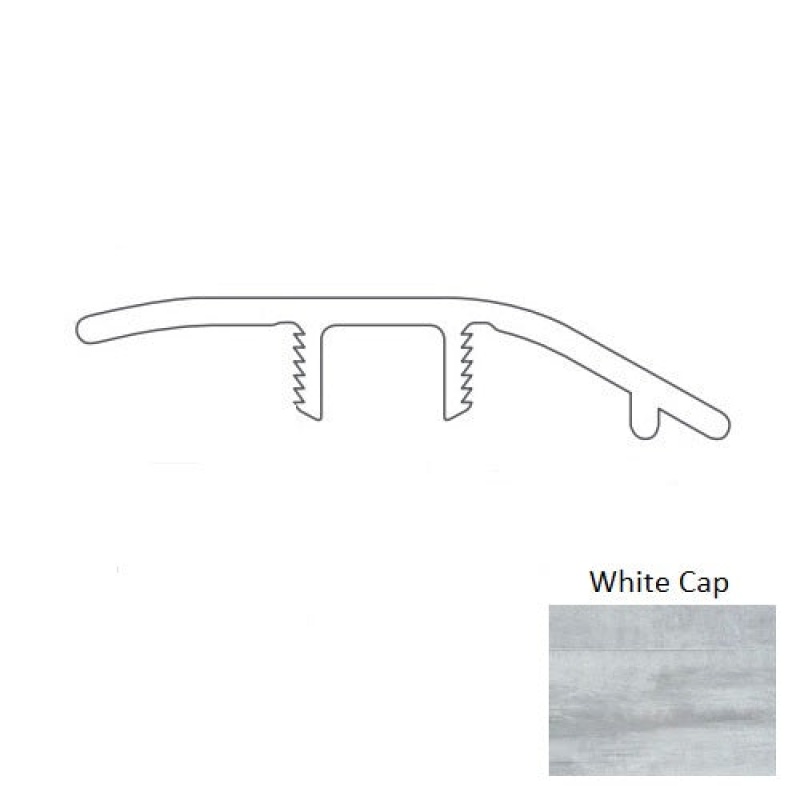 Cape May White Cap 94" Reducer Trim