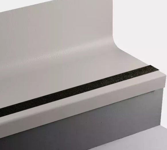 Hammered Rubber Moulding / Trim Stair Tread with Riser