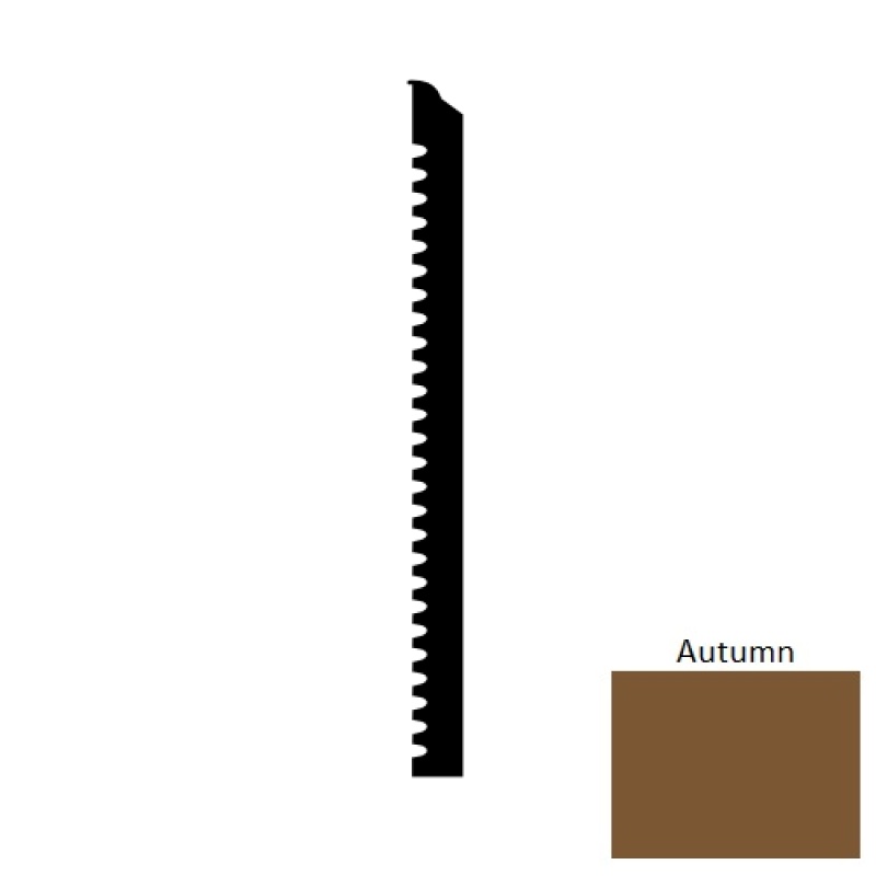 Autumn Marquis SCM Thermoplastic Rubber Wall Base, 6" x 8 ft x 3/8"