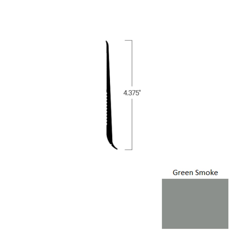 Johnsonite Green Smoke Rubber Tightlock Resilient Rubber Base