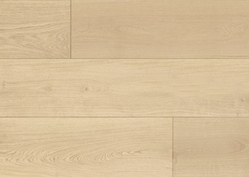 Branche French White Oak Aristide Engineered Hardwood Flooring - Wire Brushed & Ultra Low Gloss - 5.75" X Random Lengths