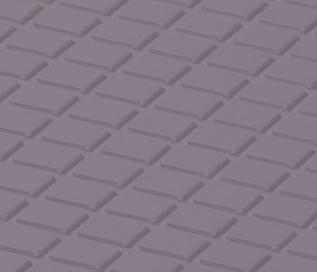Johnsonite Shoreline Purple Diamond Solid Color Rubber Tile