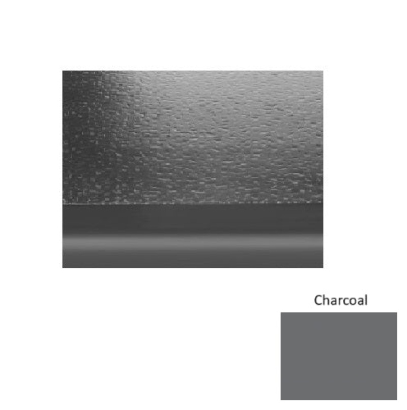 Performance Compound 99 Charcoal Hammered With 2" Nose Rubber (Sq) Stair Tread - Hammered
