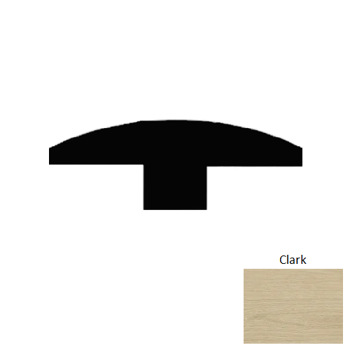 Sierra Clark Luxury Vinyl Moulding / Trim – 94-Inch T Molding – Aluminum Oxide