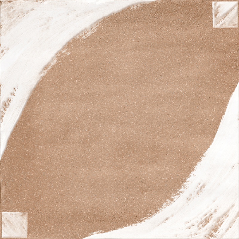 Beatnik Petal Porcelain Tile - Textured - 8" x 8"